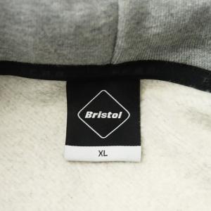 F.C.Real Bristol LAUREL TEAM HOODIE パーカー プルオーバー ロゴ プリント XL グレー FCRB-232077