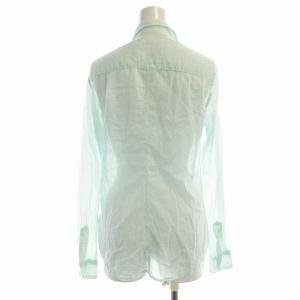 Frank&Eileen フランクアンドアイリーン シャツ ブラウス シアー 長袖 XS 黄緑 411070195-1110 /EE