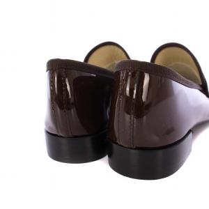 Repetto Michael gomme Loafers ローファー エナメル 36.5 茶 /KH