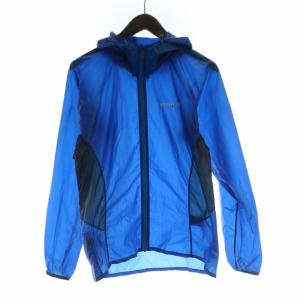 EXライト ウインドパーカ フーディー ロゴ プリント 長袖 XS 青 ブルー 1103239 /RO