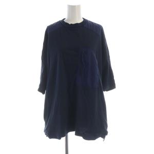 Tシャツ カットソー クルーネック 半袖 M 紺 ネイビー 470EA280-1010 /RO