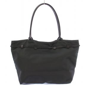 Felisi トートバッグ ナイロン レザー タッセルチャーム グレー