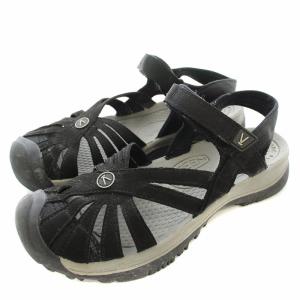 Rose Sandal ローズサンダル ストラップ ベルクロ US7 24cm 黒 ブラック /G