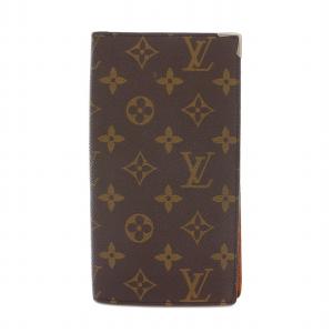 ル*り様 LOUIS VUITTON 長財布 ブラウン/レッド　ジャンク品 LOUIS VUITTON 長財布 ダークブラウン/レッド - メルカリ