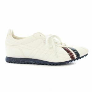 SULLY シュリー ローカットスニーカー シューズ レザー 2ライン 37 白 ホワイト /BB