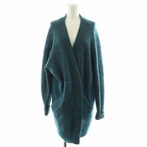 RAYA SH MOHAIR PAW13 カーディガン 長袖 XS 緑 グリーン /AN38