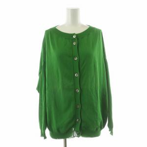 カーディガン ニット 長袖 38 グリーン 89710215 /NQ