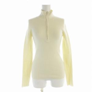 ハーフジップリブニット Halfzip Rib Knit ニット カットソー 長袖 F アイボリー 12320534