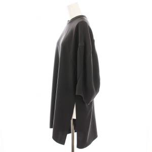 ENFOLD 22SS ソフトダブルサテン立体SLEEVE PULLOVER プルオーバー ブラウス カットソー 七分袖