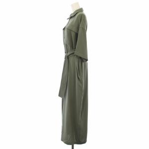 CLANE 23SS HALF ZIP MILITARY ONE PIECE ワンピース ロング 半袖 ベルト 1