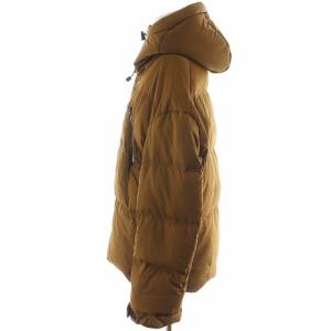 TODAYFUL Hoodie Down Jacket ダウンジャケット フード ナイロン アウター 38 茶 ブラウン