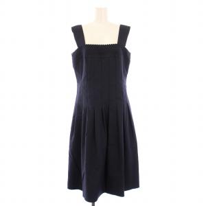 フレアワンピース 42 ネイビー