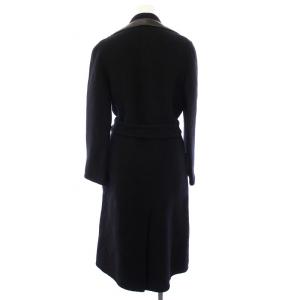 HERMES ガウンコート 黄金の騎士 レザートリム ブラック