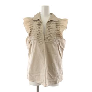 シャツ ブラウス ノースリーブ スキッパー 38 ベージュ 569904 /NQ