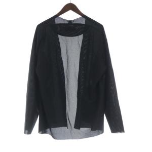 UNITED TOKYO UNITEDTOKYO ボタンレス バランサー サマー カーディガン ニット 長袖 2 黒 ブラック 401325001 /RO