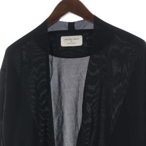 UNITED TOKYO UNITEDTOKYO ボタンレス バランサー サマー カーディガン ニット 長袖 2 黒 ブラック 401325001 /RO