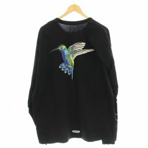 NEIGHBORHOOD ロンT 長袖 Tシャツ カットソー ロゴ L 黒 ブラック /G