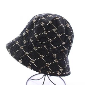 NEIGHBORHOOD MONOGRAM C-HAT モノグラムCハット バケットハット バケハ 帽子 ロゴ 総柄 M 黒 ブラック