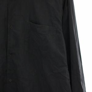 COMOLI 21SS コモリシャツ 2 ブラック T01-02001
