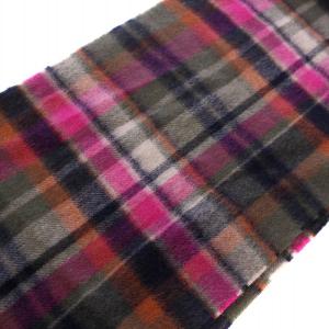 Barbour プレイドチェック マフラー ストール ウール カシミヤ マルチカラー 232LSC0109 /BM