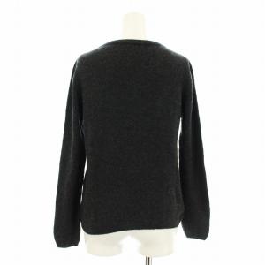 PRADA ニット セーター 長袖 ボトルネック カシミヤ 40 黒 ブラック /KU