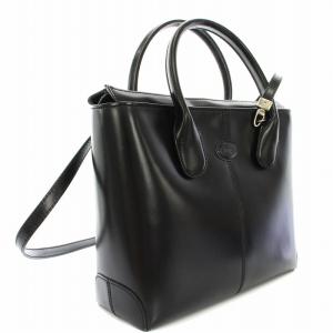 TOD'S Diバッグ 2way レザー ブラック