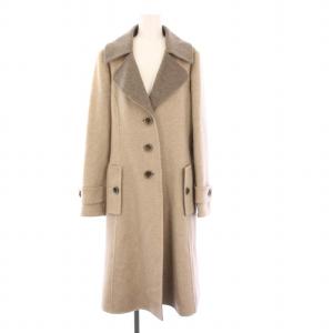 カシミヤチェスターコート 42 ベージュ 36177