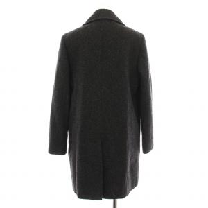 MARGARET HOWELL Pコート ピーコート ロング ウール アウター 2 チャコールグレー 黒 578-5212011 /YM