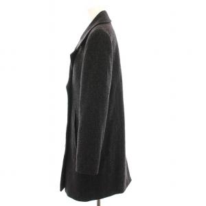 MARGARET HOWELL Pコート ピーコート ロング ウール アウター 2 チャコールグレー 黒 578-5212011 /YM