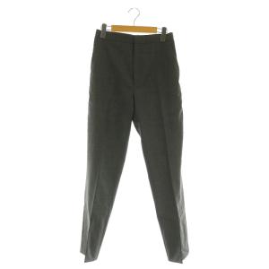 Deuxieme Classe別注 スリットスラックスパンツ テーパード ウール 36 グレー /MY