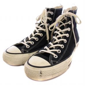 CONVERSE オールスター ALL STAR スニーカー シューズ ハイカット キャンバス 9.5 黒 /BM