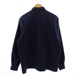 COMME des GARCONS SHIRT シャツジャケット 裏地千鳥格子 M 紺 /BM