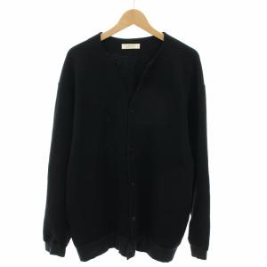 コンフェクト CONFECT 23SS クォーターケージニットキーネックカーディガン 長袖 F 黒 ブラック