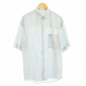 23SS Broad Stripe S/S Oversized Regular Collar Shirt