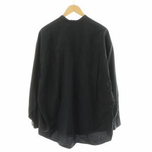 Graphpaper ブロード オーバーサイズ バンドカラーシャツ Broad Oversized L/S Band Collar
