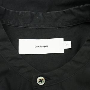 Graphpaper ブロード オーバーサイズ バンドカラーシャツ Broad Oversized L/S Band Collar