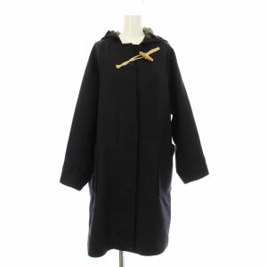 ロングコート フード トグルボタン ウール 6 紺 ネイビー 8041-08-0002 /KU