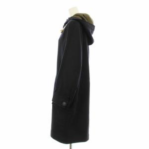 Nigel Cabourn ロングコート フード トグルボタン ウール 6 紺 ネイビー 8041-08-0002 /KU