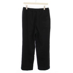 PUBLIC TOKYO 24SS AQUA WOOLカルゼタックスラックス イージーパンツ 2 ダークネイビー 154441001