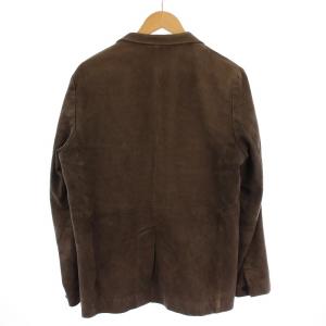 nest Robe CONFECT テーラードジャケット 総裏地 シングル 2B スエード 4 ブラウン /BM