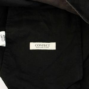 nest Robe CONFECT リネンベスト ジップアップ スタンドカラー 4 ブラック /KH