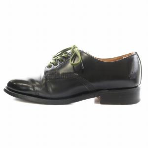 SANDERS Female Plain Toe ドレスシューズ レースアップ レザー 4.5 黒 ブラック 1052B