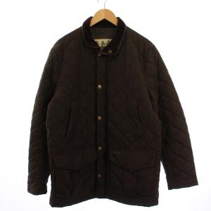 Devon Quilted Jacket 中綿ジャケット ジップアップ M カーキ MQU0883OL52