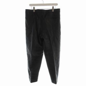 COS テーパードパンツ レザー M 黒 ブラック 360271 /EE
