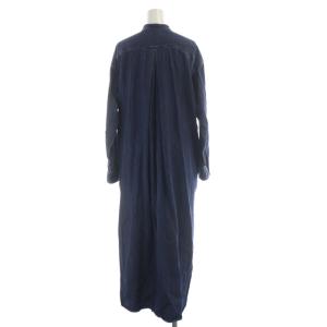 ROSSO リー LEE WORK DRESS デニムワンピース マキシ ロング 長袖 F インディゴ LB9480