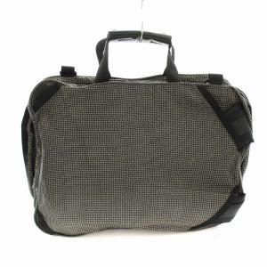 GREGORY ミッションバック ハンドバッグ リュック 2way チェック柄 ナイロン 黒 ブラック /KU