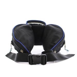 L.L.BEAN ボディバッグ ウエストバッグ 黒 青 /YM