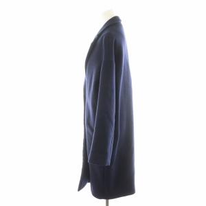 MUSE de Deuxieme Classe チェスターコート ロング丈 ウール アウター 紺 ネイビー 15020500412030 /AN35