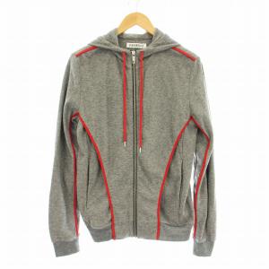 パーカー フーディー 長袖 ジップアップ S グレー C601B FD M B069 /KU