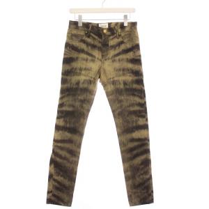 SIXTH COLLECTION RELAXE スキニージーンズ デニムパンツ W28 ミリタリーグリーン